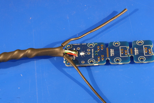 Solder the USB cable directly on the board.