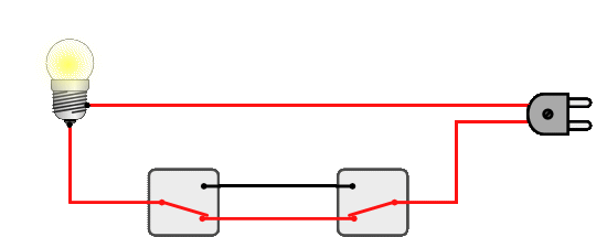 Two-way switch wiring