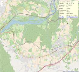 Balise GPS-GSM, version Leaflet/OpenStreetMap