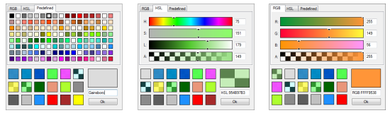 Une nouvelle interface pour choisir les couleurs