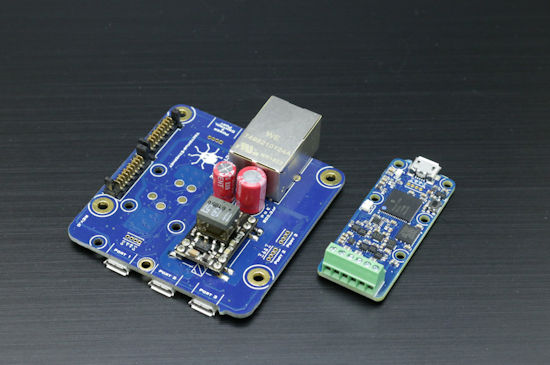 A YoctoHub-Ethernet and a Yocto-I2C