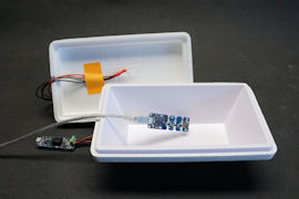 Box with a Yocto-Meteo-V2 and a Pt100 probe