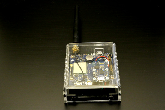The light sensor mounted on a YoctoHub Wi-Fi