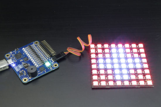 The Yocto-MaxiKnob can drive additional leds