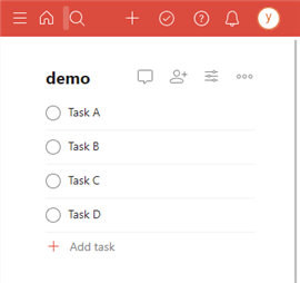 The to-do list in Todoist