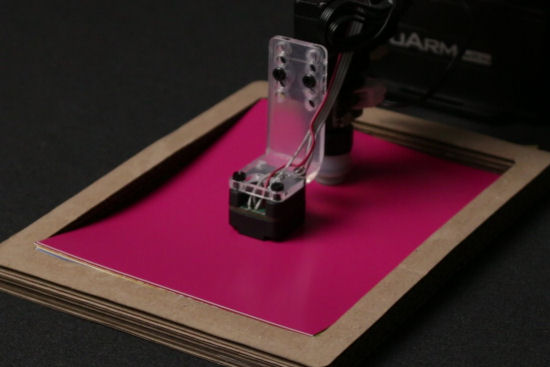 Yocto-Spectral remote sensor fitted with adapter