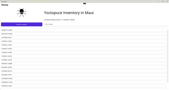 Here is the application that runs under Windows Here is the application that runs under Windows
