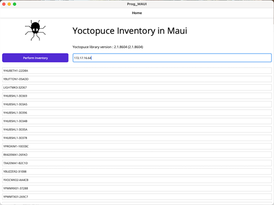 Here's the application that runs under macOS Here's the application that runs under macOS