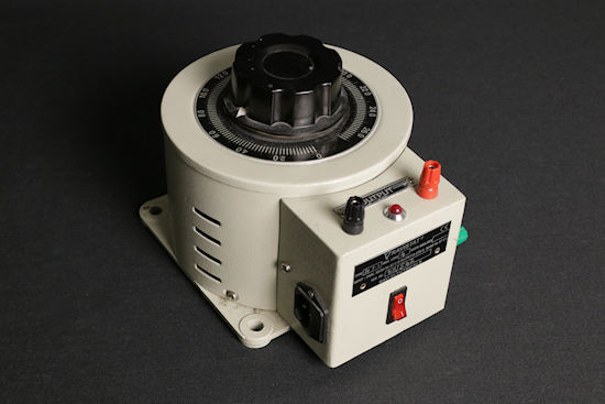 A 4A variable transformer, it's big...