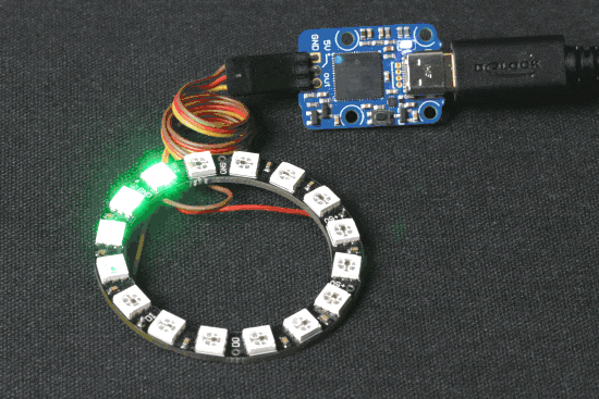 The Yocto-Color-V2-C can handle autonomous animations