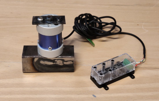 The torque sensor with the adapter