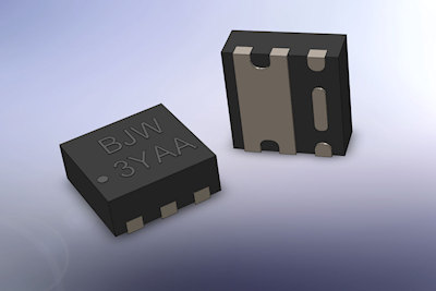 Our 3D model of an SiA421DJ transistor