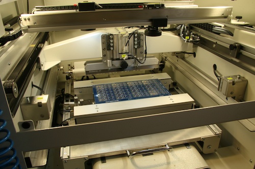 The stencil printing machine