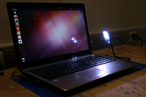 Your very own USB led lamp for laptop....