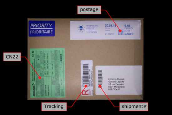 A typical Yoctopuce package