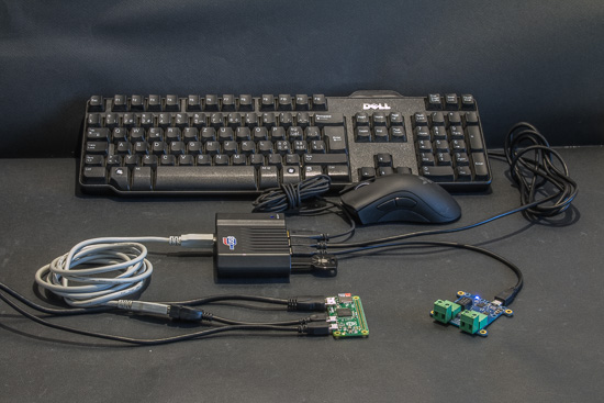 Le Raspberry Pi Zero est capable d'alimenter un hub USB et 4 autres modules USB