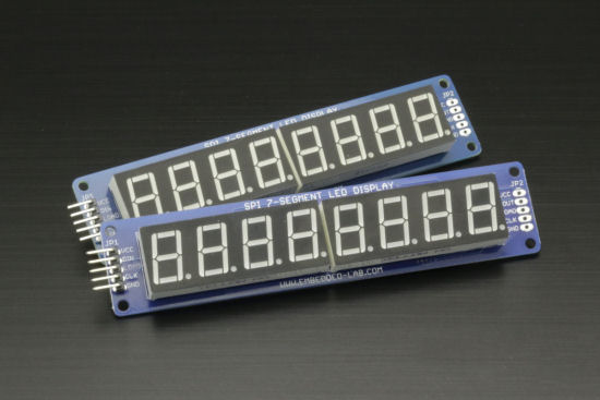 The 7-segment display from embedded-lab.com