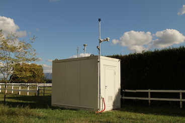 An air quality monitoring station