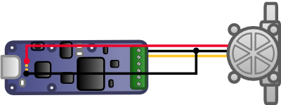 Connection du débitmètre au Yocto-PWM-Rx