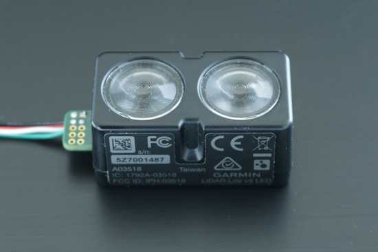 Le LIDAR-Lite v4 est plus compact que les versions précédentes